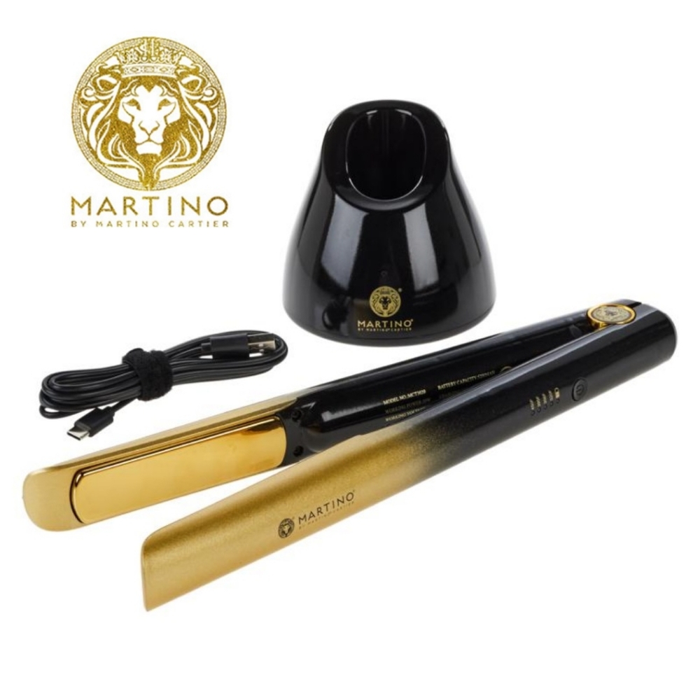 Martino Cartier Paula Abdul no strings attached cordless hair straitner open box